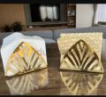 Stainless steel Napkin Holder Table Top Napkin Holder, Tissue box Decorative Napkin Tray for Dining Table and Kitchen tissue case.