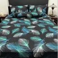 queen size Bed sheet with 2 pillowcase (  76×88 inches bedsheet ). 