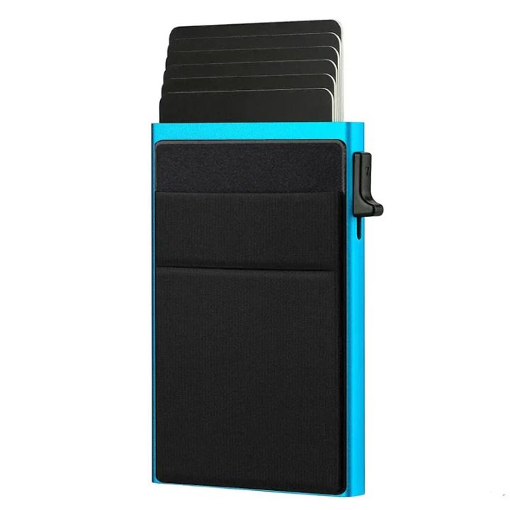 Rfid%20Anti%20Blocking%20Smart%20ID%20Bank%20Credit%20Card%20Holder%20Wallet%20Metal%20Thin%20Slim%20Men%20Women%20Pop%20Up%20Minimalist%20Metal%20Cardholder%20Case%20-%20Image%207