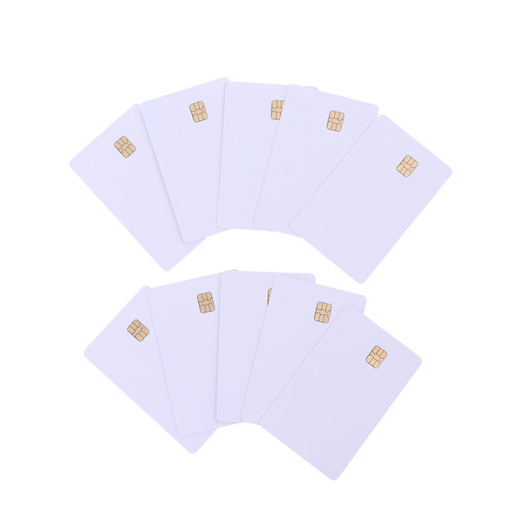 10PCS%20SLE%204442%20Chip%20With%20Hico%20Magnetic%20Stripe%20Contact%20IC%20Card%202%20in%201%20Blank%20PVC%20IC%20Cards%20-%20Image%204
