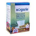 Sugarie Brown Sugar Sachets/ Sugarie Granulated Brown sugar sachets Pack/Box ( 100 Sachets ). 