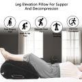 PVC Wedge Pillow Knee Cushion Inflatable Pillow Foot Pillow Elevation Leg Pillows For Travel Camping Sleeping. 