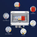 TOMZN HT-8WAY PV Combiner Box 1 IN 1 OUT DC600V Solar Photovoltaic Combine Box with SPD Fuse MCB for Inverter 16A-63A. 