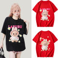 Labubu Pop Mart oversized shirt men and women fashion new style. 
