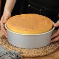 4/6/8/10 Inch Aluminum Round Cake Bakeware Removable Bottom Chiffon Cake Die for Aluminum Baking Cake Mold Pan Cake Tin.