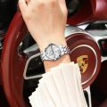 Luxury Elegant Woman's Watches Luminous Waterproof Stainless Steel Ladies Wristwatch Quartz Week Date Women Watch Reloj. 