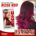 Tovch Hair Color Cream 80ml×2 Rose Red 6.45. 
