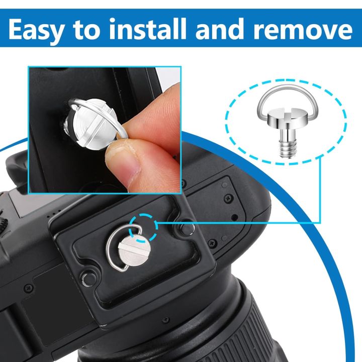 20/10/1PCS%20Stainless%20Steel%201/4"%20Tripod%20Screw%20Mounting%20Screw%20Adapter%20Quick%20Release%20Camera%20Screw%20for%20Camcorder%20Tripod%20Monopod%20-%20Image%203