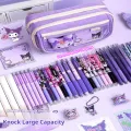 New Kuromi Pencil Case Sanrio Stationery For Junior High School Girls New Primary School Students Large Capacity High Appearanc. 