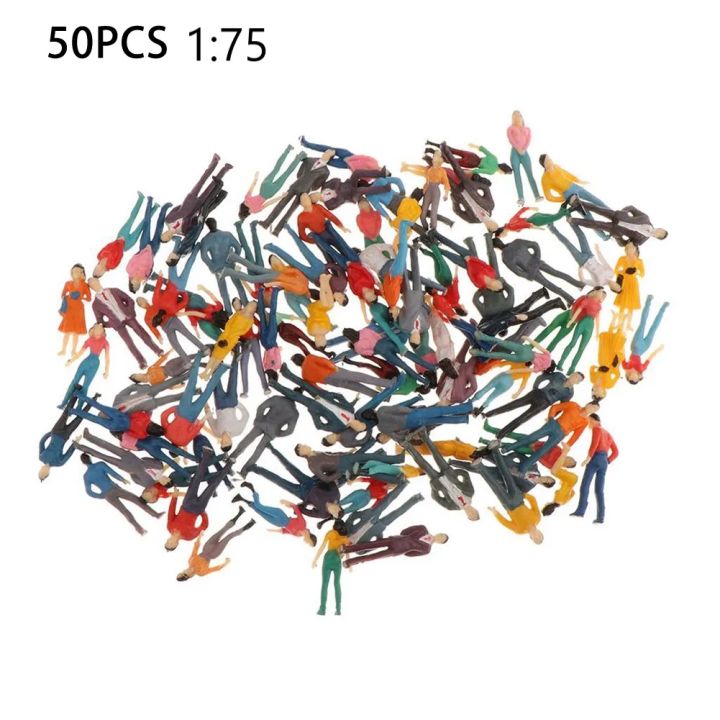 50Pcs%201:75%20Model%20Miniature%20Figures%20Model%20Scale%2019-25mm%20Painted%20Scenes%20Moing%20People%20Assorted%20Poses%20Random%20Scale%20Passenger%20-%20Image%205