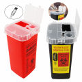 NEW Barbershop Blade Recycling Box Salon Mini Trash Can Razor Blade Disposal Case Syringe Needle Trash Collector Barber Tools. 