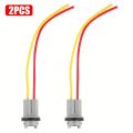 2PCS Pigtail Wire Female Socket 194 168 T10 PGS Front Rear Turn Signal Light Plug.