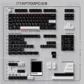 GMK Janpanese English Keycaps Cherry Profile Double Shot Keycap For MX Switch Mechanical Keyboard ISO Enter 7U Keys.