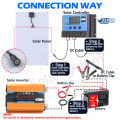 Professional 4000W Solar Generator System Kit - 100A Smart MPPT Controller + 200W High-Efficiency Bendable Solar Panel Camping. 