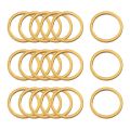 10pc 304 Stainless Steel Linking Ring Ring Golden 12x0.8~1mm. 