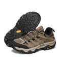 HIKEUP Hiking Shoes Men Designer Climbing Trekking Sneakers for Men Leather Outdoor Sports Work Man Shoes Run Shoes. 