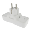 White Portable Universal Wall Aocket EU US UK Extension Socket 250V 6A 10A 125V Power Converter Plug Adapter with on off Switch.