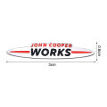 Car Metal JCW John WORKS Sticker Emblem Decoration Accessories For Mini Cooper One Countryman R50 R52 F55 F56 R55 R56 R60 F60. 