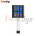 4 12 16 20 Key Button Membrane Switch 1x4 3x4 4x4 4x5 Keys Matrix Array Keyboard Keypad Control Panel DIY Kit For Arduino. 