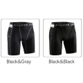 Men Fitness Shorts Boxers Black Gray L XL XXL Sports Training Elasticity Wicking Sweat Quick Dry Tight Compression Pants.
