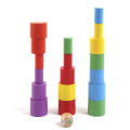 Wooden Moon Balance Block Game Stacking Balance Toy Montessori Fine Motor Training Educational Toys For Children Kids. 