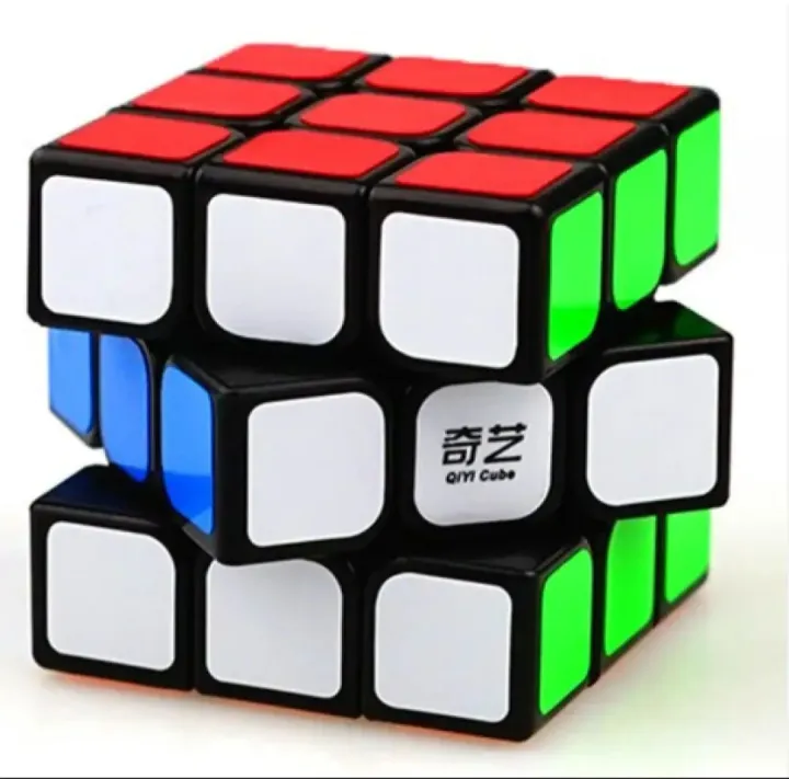 QY%20speed%20cube%20Super%20smooth%20sticker%20less%203%C3%973%20Rubiks%20cube%20puzzle.%20-%20Image%203