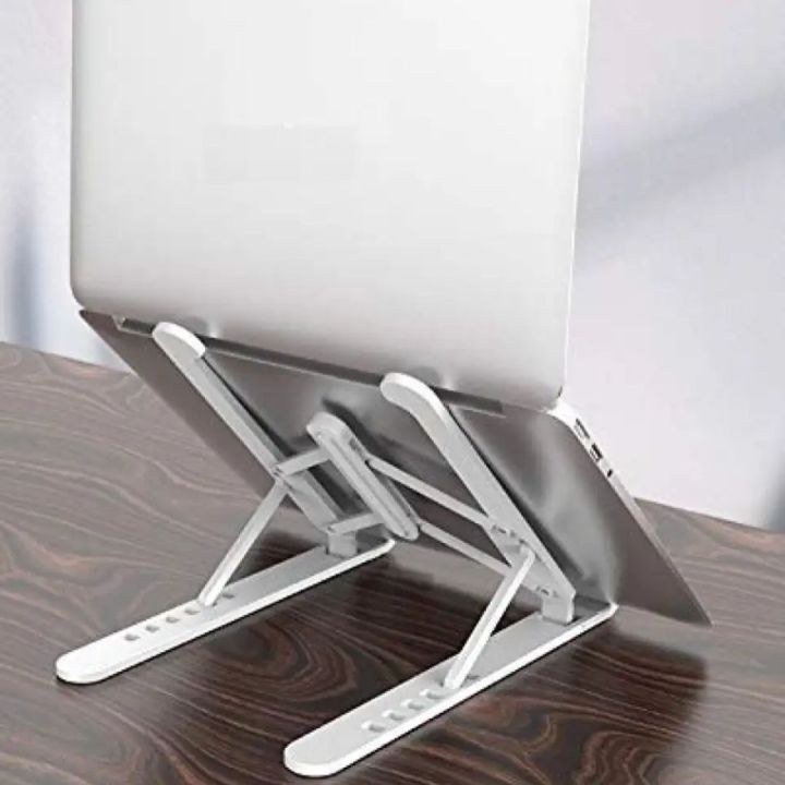 "Laptop%20Stand%20%7C%7C%20Ergonomic,%20Adjustable,%20Portable,%20Durable,%20Aluminum%20Laptop%20Holder%20%7C%7C%20Compact,%20Foldable,%20Desk%20Stand,%20Laptop%20Riser,%20Space-Saving%20%7C%7C%20Universal%20Fit,%20MacBook,%20Windows,%20Notebook,%20Tablet,%20Laptop%20Elevator"%20-%20Image%203