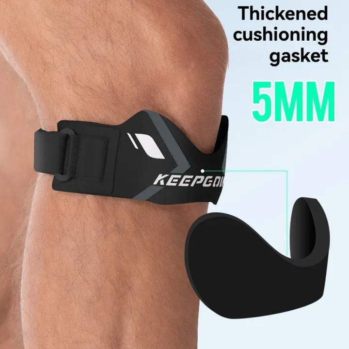 GTUBIKE%201PCS%20Patella%20Band%20Protection%20Kneecap%20Knee%20Tendon%20Support%20Strape%20Brace%20Adjustable%20Absorption%20Compression%20Pad%20Basketball%20-%20Image%202