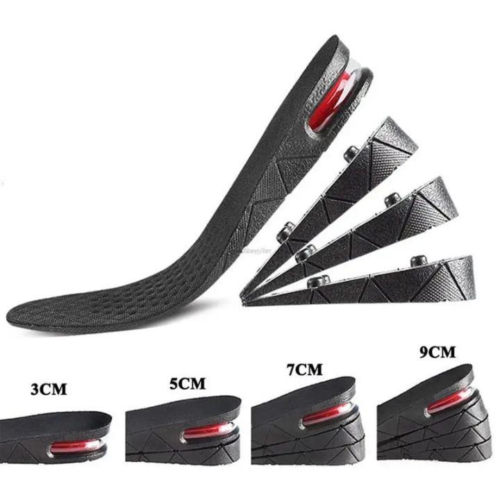 Height Increase Insoles Air Shoe Cushion Lift Insert Men Women 39cm