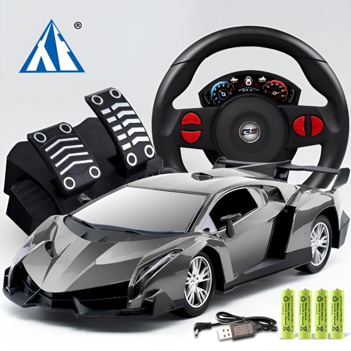 1:%2012%20Rechargeable%20Steering%20wheel%20Remote%20Control%20Car%20-%20Image%204