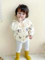 Autumn and Winter Baby Knitted Cardigan Baby Girl Tops Toddler Winter Baby Style Warm Sweater.