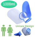 1000ml kids potty for both men and women, suitable for outdoor camping Plastic potty Portable padded toilet, reusable. 