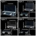 Clear Acrylic Aquarium LED Light Holder Hanging Fixtures Lifting Fish Tank Lighti Stand No-Drill Aquarium Lamp Fixtures.
