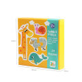 Kids Wooden Jigsaw Matching Puzzle Game Baby Early Learning Cognition Animal Fruit Traffic Educational Toys for Children . 