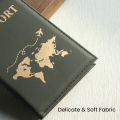 Passport Cover Passport Holder World Map Organizer Protective Card Case Credit Card Holder ID Document Passport Wallet. 