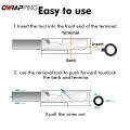 26-59pcs Car Terminal Removal Kit Box Wire Plug Connector Extractor Puller Release Pin Extractor Set Terminal Plug Repair Tools.