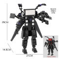 NEW MOC Skibidi Toilet Building TV Man Titan Model TV Woman Building Blocks for Children  Birthday . 