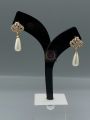 Pearl one Karat  earrings. 
