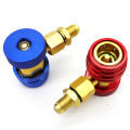 NEW R134A / R1234yf Freon H/L Auto Car Quick Coupler Connector Brass Adapters Air Conditioning Refrigerant Adjustable. 