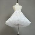 Woman Short Fluffy Petticoat Crinoline Lolita Tutu Under Skirt For Pleated Skirt Cosplay Wedding Prom Dress. 
