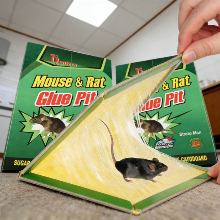 Indoor Strong Adhesive Mouse Traps125Non-toxic Eco-friendly High-efficiency Mouse Trap Cockroach Killer Insect Killer Sticker Ho
