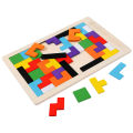 Gowinbaby Montessori Wooden 3D Russian Blocks Tangram Puzzle Educational Toy for Kids. 