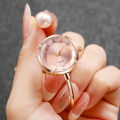 Elegant Pearl Bracelet Strap Women Wristwatch Fashion Diamond Dial Quartz Watch Ladies Clock Reloj Mujer.