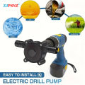 Electric Drill Pump Portable Mini Diesel Oil Fluid Water Pump Hand Self-priming Liquid Transfer Pumps Home Garden Outdoors. 