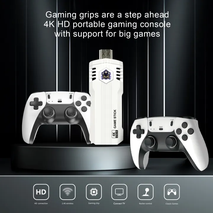 Retro%20Gaming%20Console%20X2L,Game%20Stick%20with%204K%20HD%20Display%20and%202%20Wireless%20Controllers,Built-in%2040+%20Emulators&30000+Games%20-%20Image%203