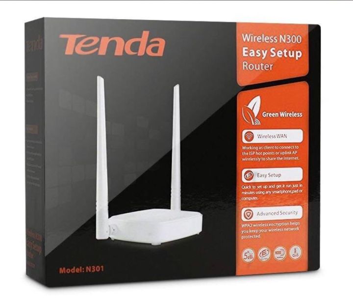 TENDA N301 Wireless N300 easy Setup Router, get yours at best price in Pakistan