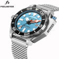 FeelNever 2024 New Top brand Men Luxury Watch 1000m Waterproof luminous Automatic Mechanical watches for men relogios masculino. 