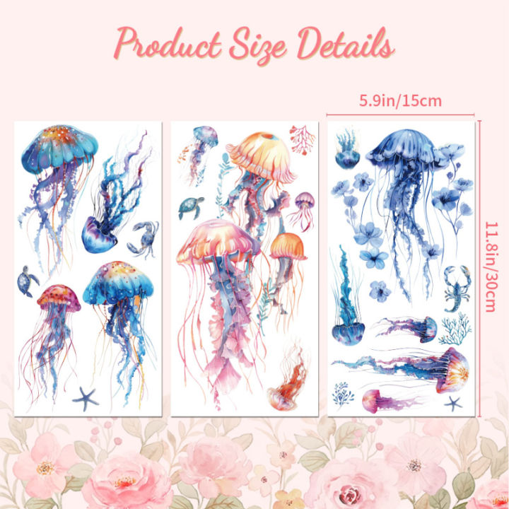 3Pcs%20Wildflowers%20Furniture%20Transfer%206x12inch%20Butterflies%20and%20Flowers%20Rub%20on%20Transfer%20Self-Adhesive%20Wall%20Art%20Decals%20for%20Bedroom%20-%20Image%207