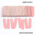 50/100PC Double Side Nail Files Mini 100/180 Grit Professional Nail Buffer Gel Remove Sponge Buffering Care Tool Accessories Set. 