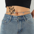 10pcs Black Flower Butterfly Moon Pattern Tattoo Stickers For Hand And Body Makeup Waterproof Temporary Tattoos For Women. 